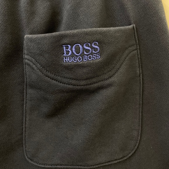 Hugo Boss Unisex 100% Cotton Dark Blue Jogging Pants Size S Unisex - Picture 10 of 14